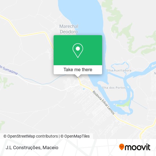 J.L Construções map