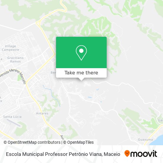 Escola Municipal Professor Petrônio Viana map