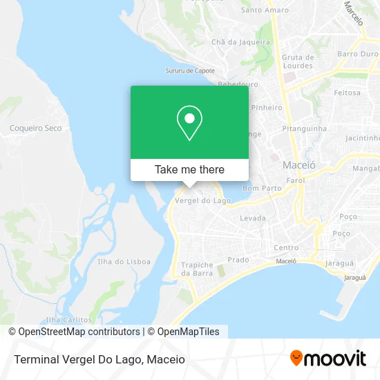 Terminal Vergel Do Lago map