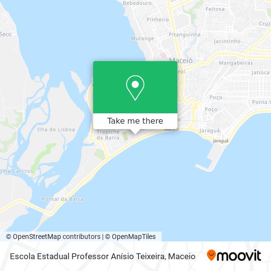 Escola Estadual Professor Anísio Teixeira map