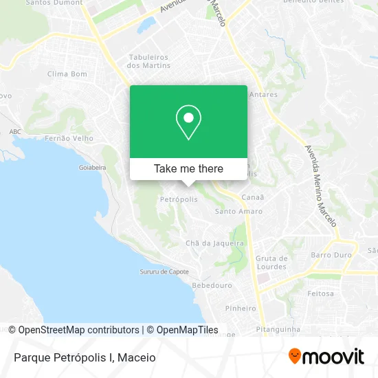Parque Petrópolis I map