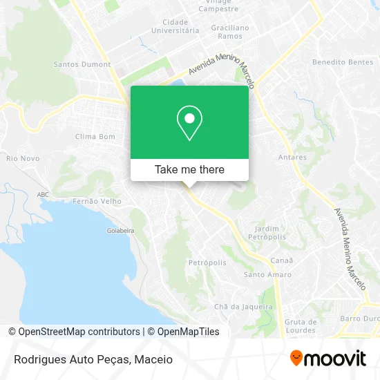 Rodrigues Auto Peças map