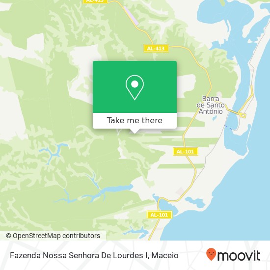 Fazenda Nossa Senhora De Lourdes I map