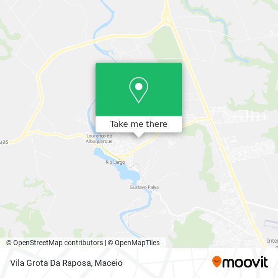 Vila Grota Da Raposa map