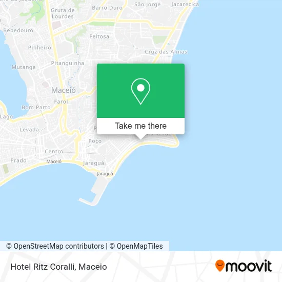 Hotel Ritz Coralli map