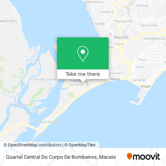 Quartel Central Do Corpo De Bombeiros map