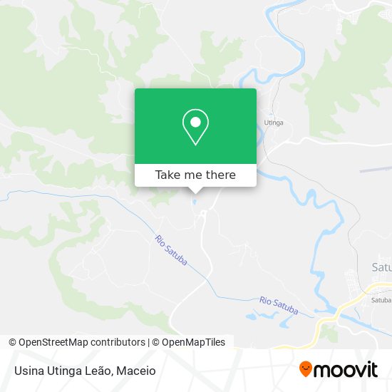 Usina Utinga Leão map