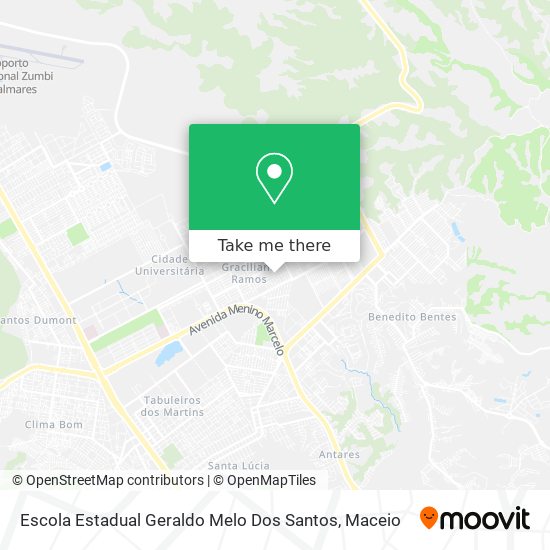 Mapa Escola Estadual Geraldo Melo Dos Santos