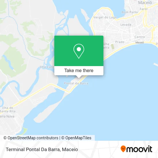 Terminal Pontal Da Barra map