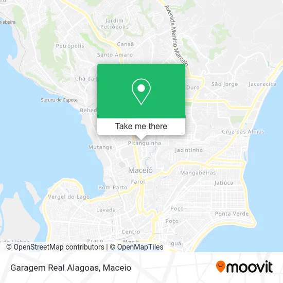 Garagem Real Alagoas map