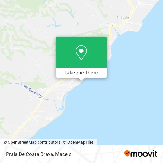 Praia De Costa Brava map