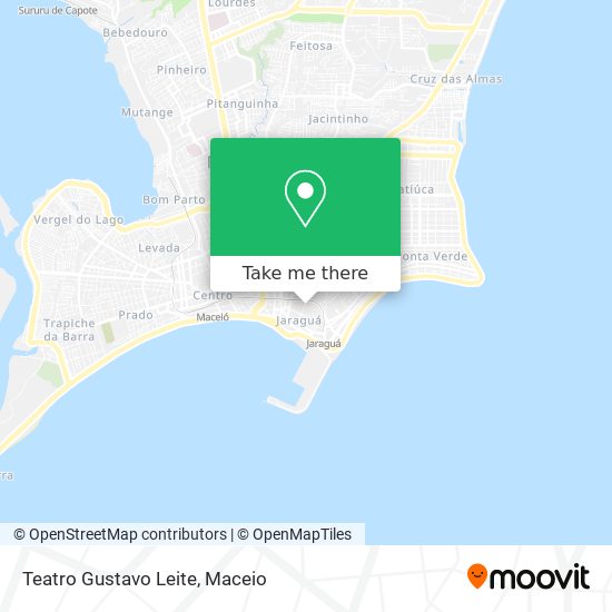 Mapa Teatro Gustavo Leite