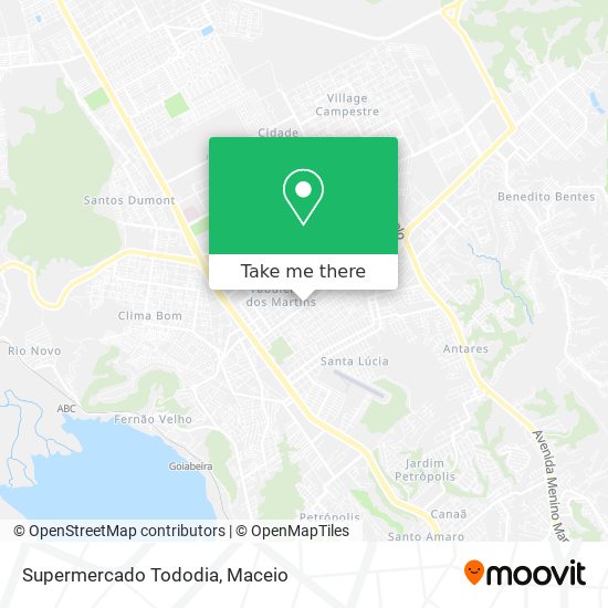 Supermercado Tododia map