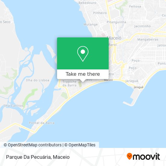 Parque Da Pecuária map