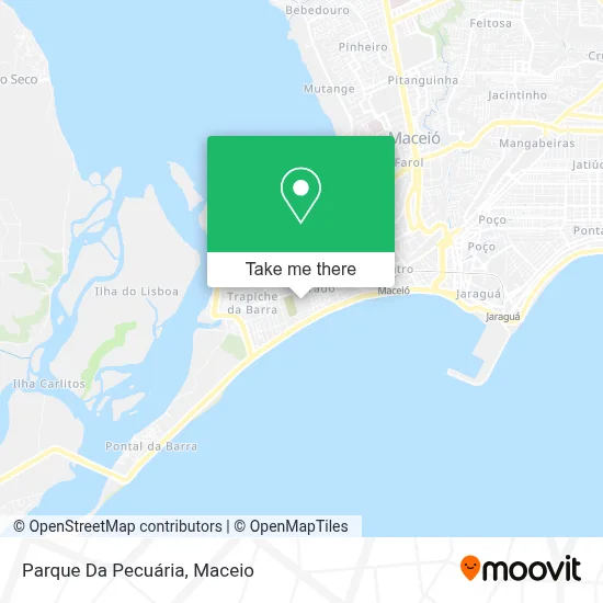 Parque Da Pecuária map