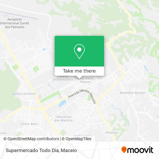 Mapa Supermercado Todo Dia