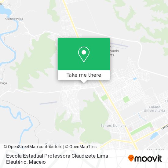 Escola Estadual Professora Claudizete Lima Eleutério map