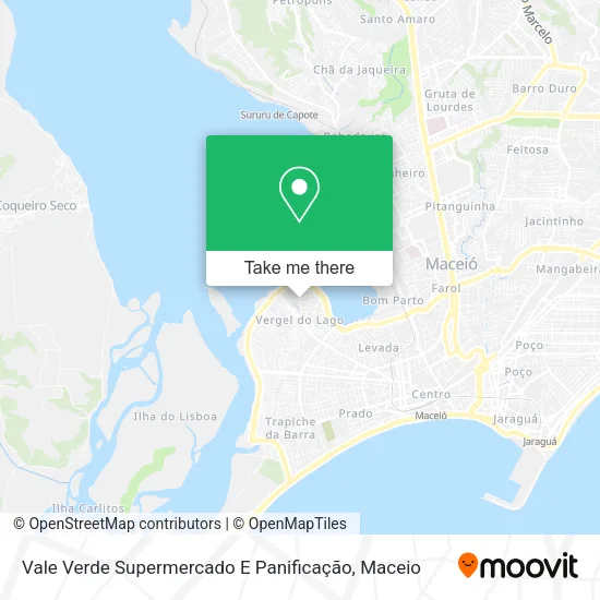 Vale Verde Supermercado E Panificação map