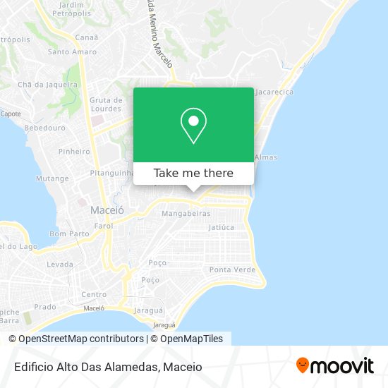 Mapa Edificio Alto Das Alamedas