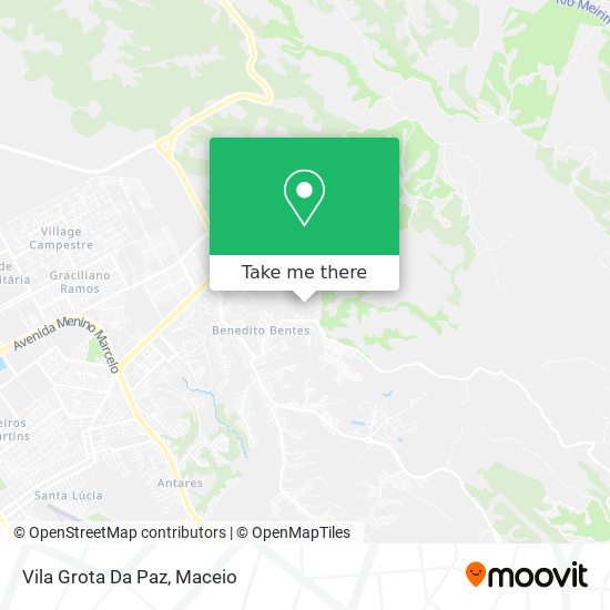 Vila Grota Da Paz map
