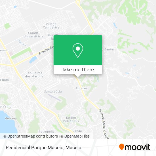 Mapa Residencial Parque Maceió