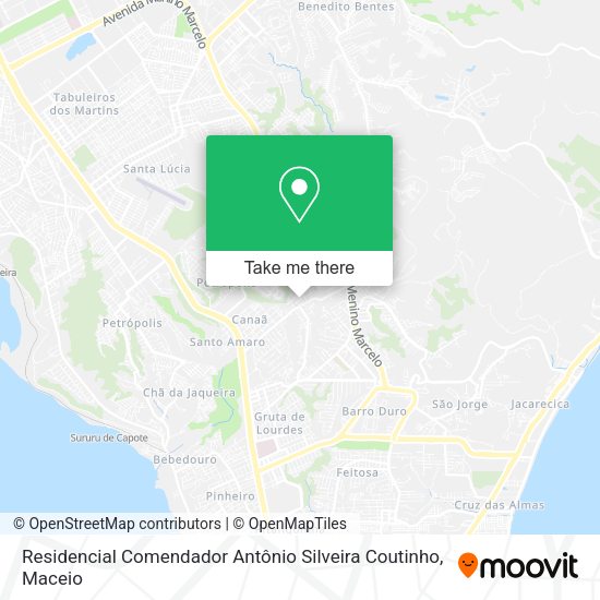 Residencial Comendador Antônio Silveira Coutinho map