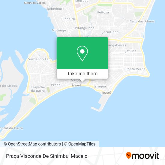 Praça Visconde De Sinimbu map