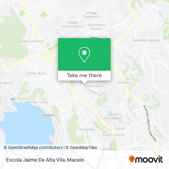 Mapa Escola Jaime De Alta Vila