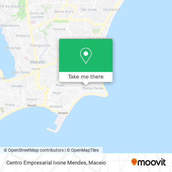 Mapa Centro Empresarial Ivone Mendes