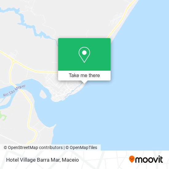 Hotel Village Barra Mar map