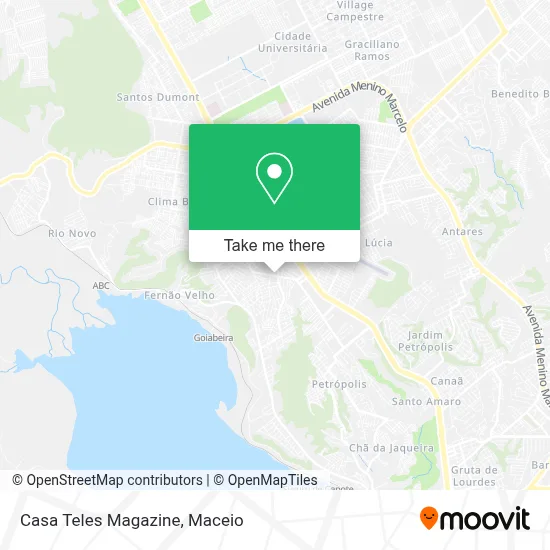 Casa Teles Magazine map