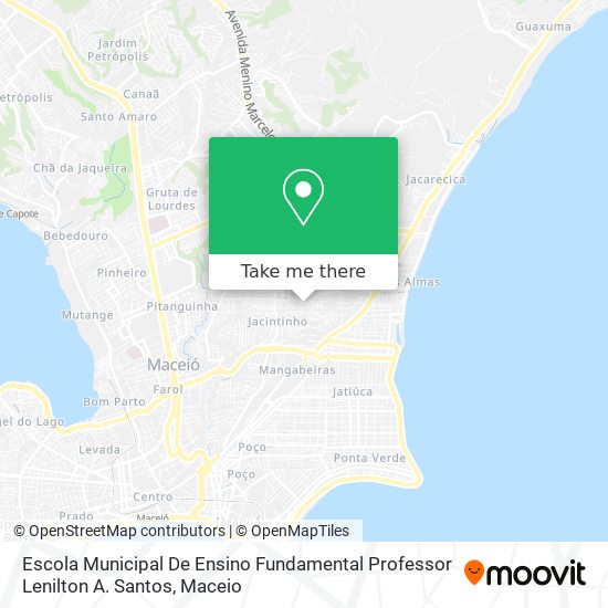 Escola Municipal De Ensino Fundamental Professor Lenilton A. Santos map
