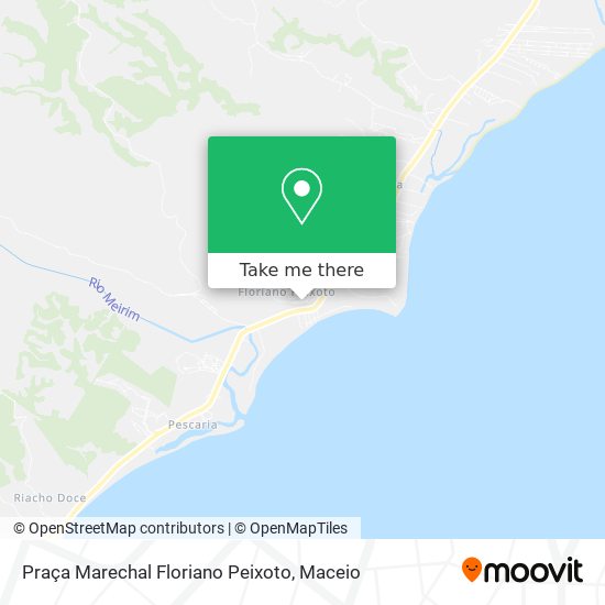 Mapa Praça Marechal Floriano Peixoto