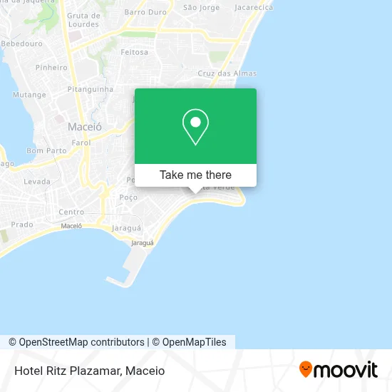Hotel Ritz Plazamar map