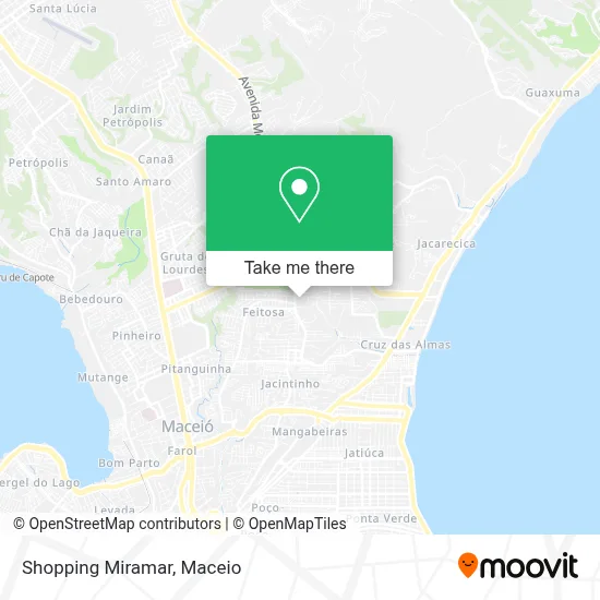 Shopping Miramar map