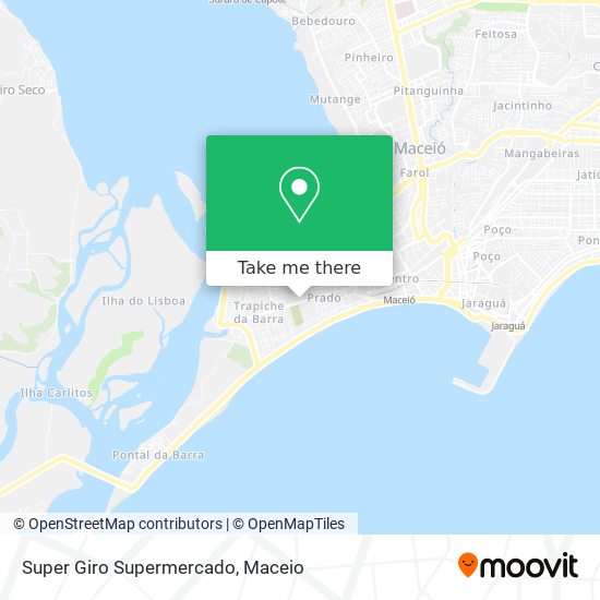 Super Giro Supermercado map