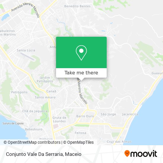 Mapa Conjunto Vale Da Serraria