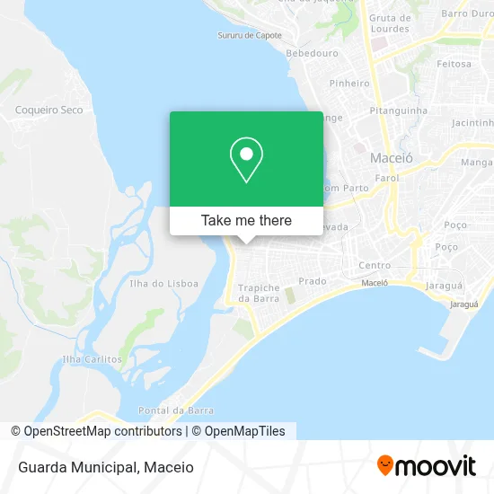 Guarda Municipal map