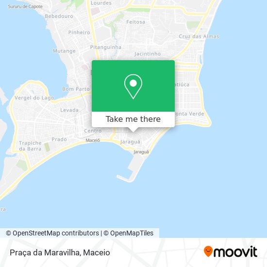 Mapa Praça da Maravilha