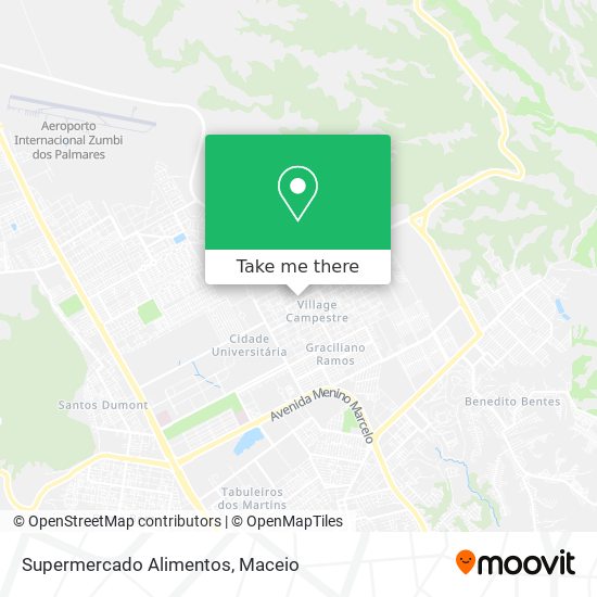 Supermercado Alimentos map