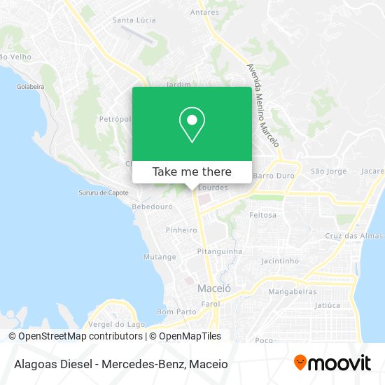 Alagoas Diesel - Mercedes-Benz map