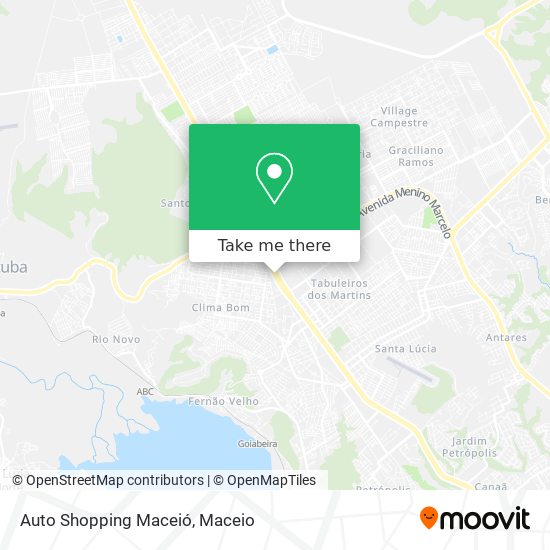 Mapa Auto Shopping Maceió