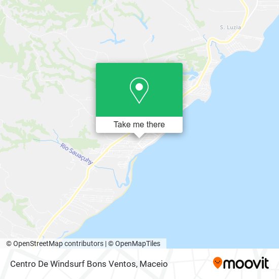 Centro De Windsurf Bons Ventos map