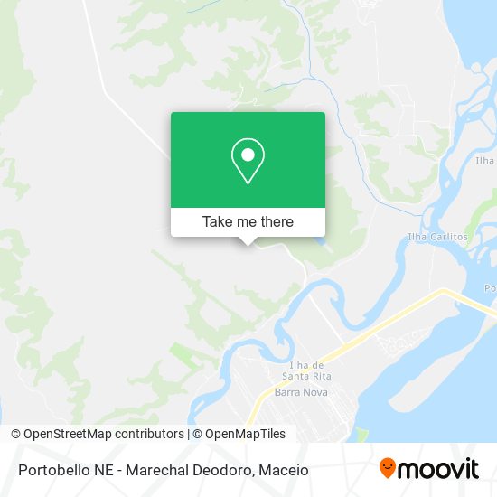 Portobello NE - Marechal Deodoro map