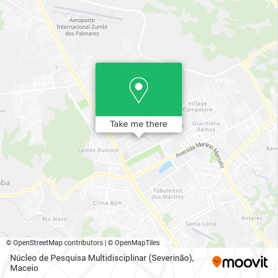 Núcleo de Pesquisa Multidisciplinar (Severinão) map