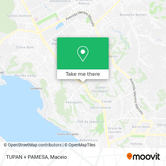 TUPAN + PAMESA map