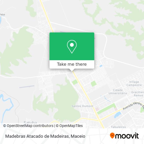 Madebras Atacado de Madeiras map