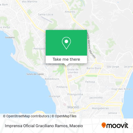 Imprensa Oficial Graciliano Ramos map