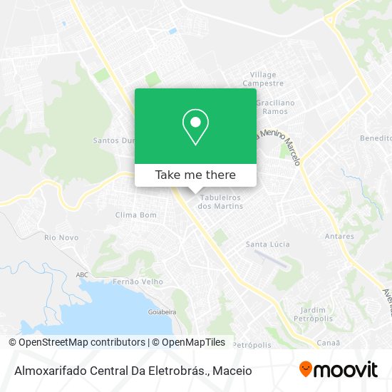 Almoxarifado Central Da Eletrobrás. map
