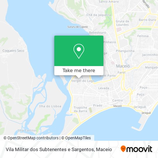 Vila Militar dos Subtenentes e Sargentos map